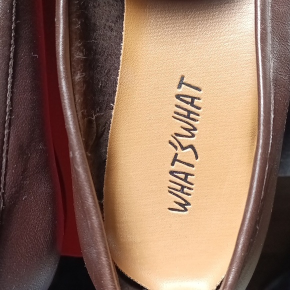 What's What Leather Shoes Vintage Come Back with a bitty buckle - Picture 4 of 12